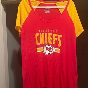 Kansas City Chiefs Plus Size Fanatics shirt 1X